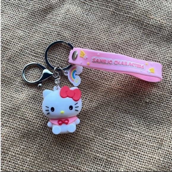 Sanrio Hello Kitty Friends Cartoon Kawaii Keychain Purse Charm 3D Keychain - Picture 4 of 8